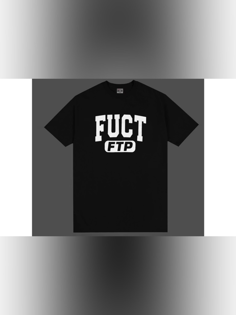 FTP X FUCT REFLECTIVE ACADEMY TEE IN BLACK - Picture 7 of 7